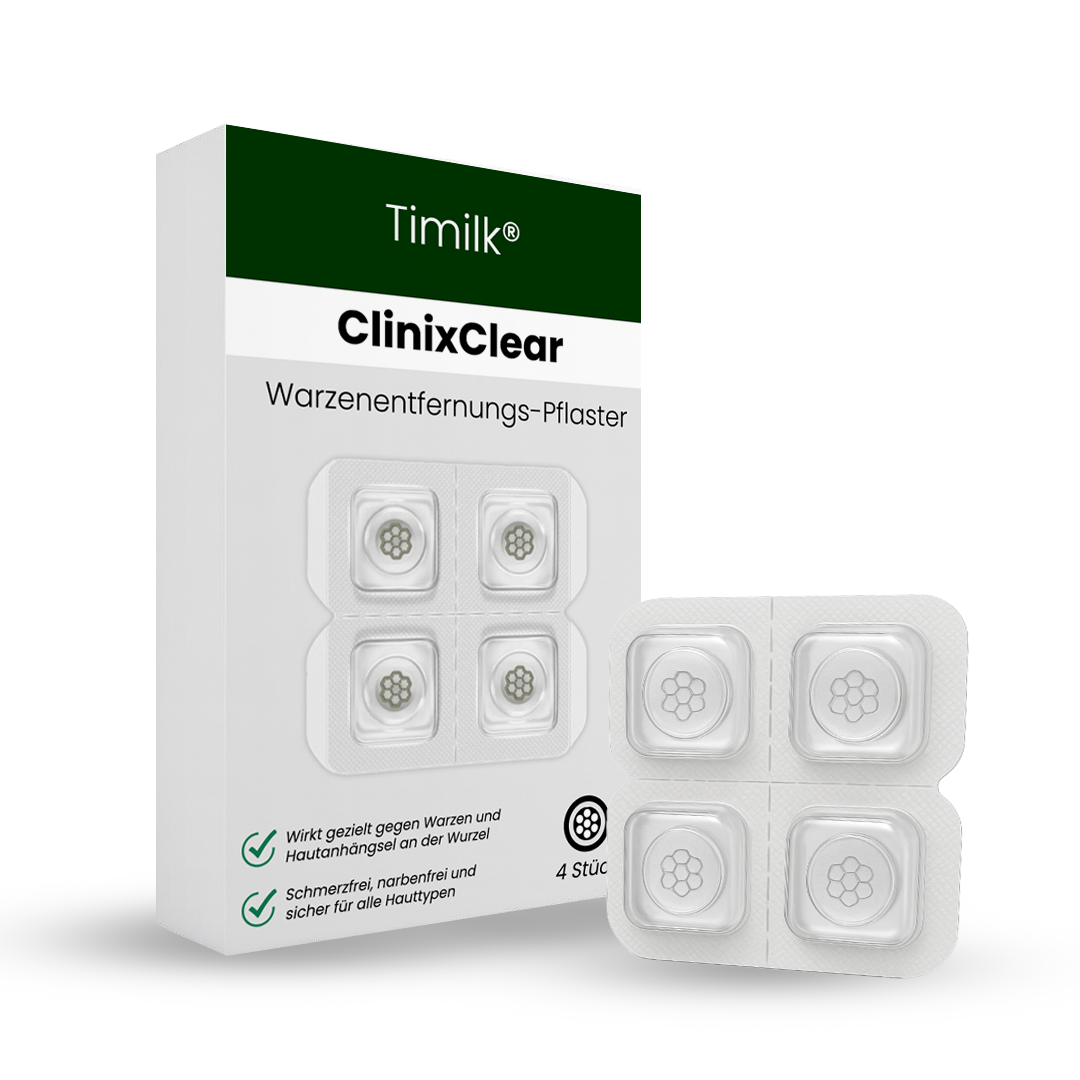 Timilk® ClinixClear Warzenentfernungs-Pflaster.