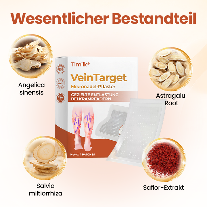 Timilk® VeinTarget Mikronadel-Pflaster
