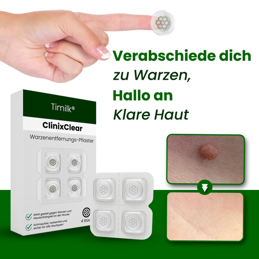 Timilk® ClinixClear Warzenentfernungs-Pflaster.